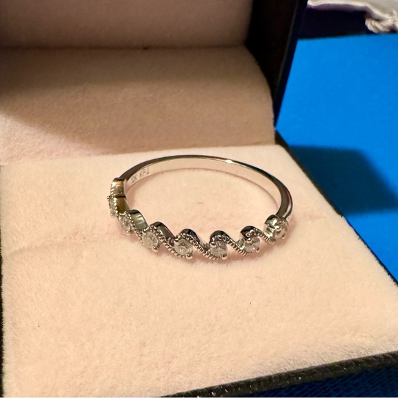 .20CTW ROUND WHITE DIAMOND 10K WHITE GOLD RING - Picture 2 of 4